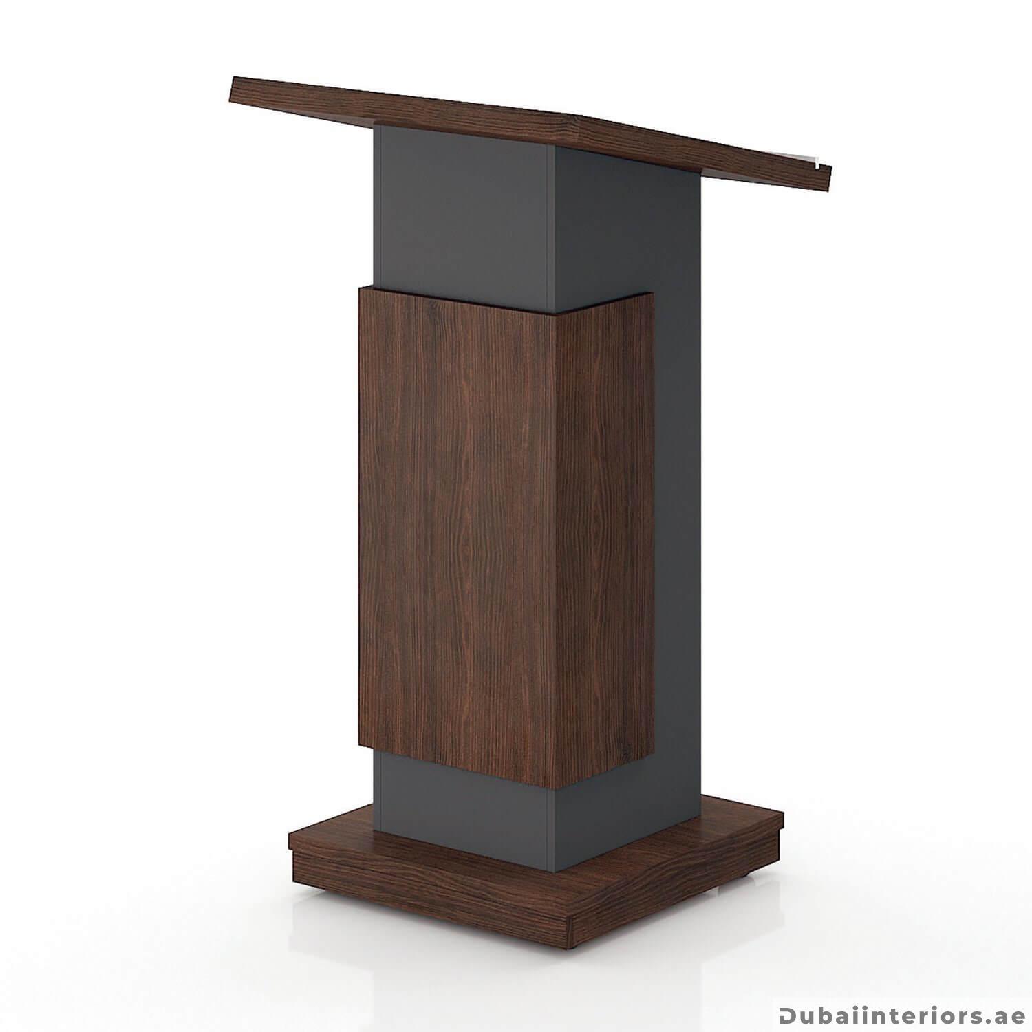 wooden-podium