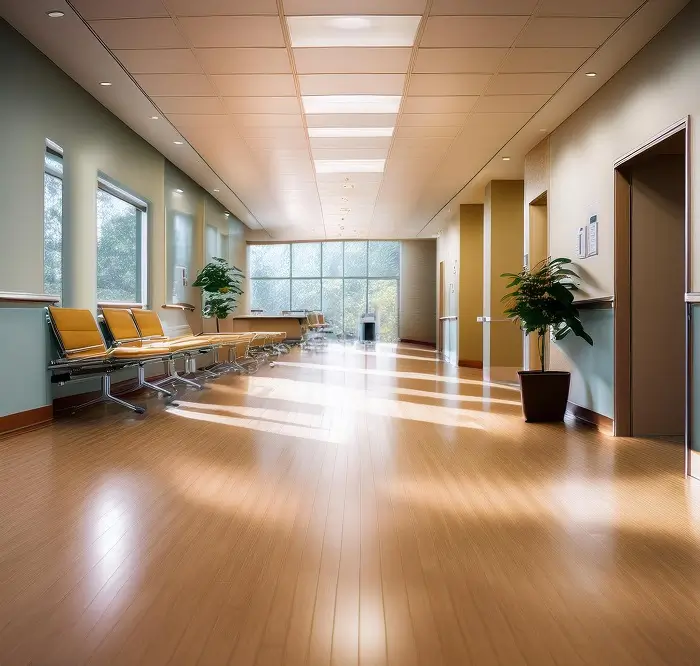 Hospital vinyl flooring