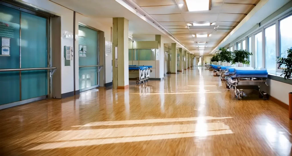 Hospital vinyl flooring