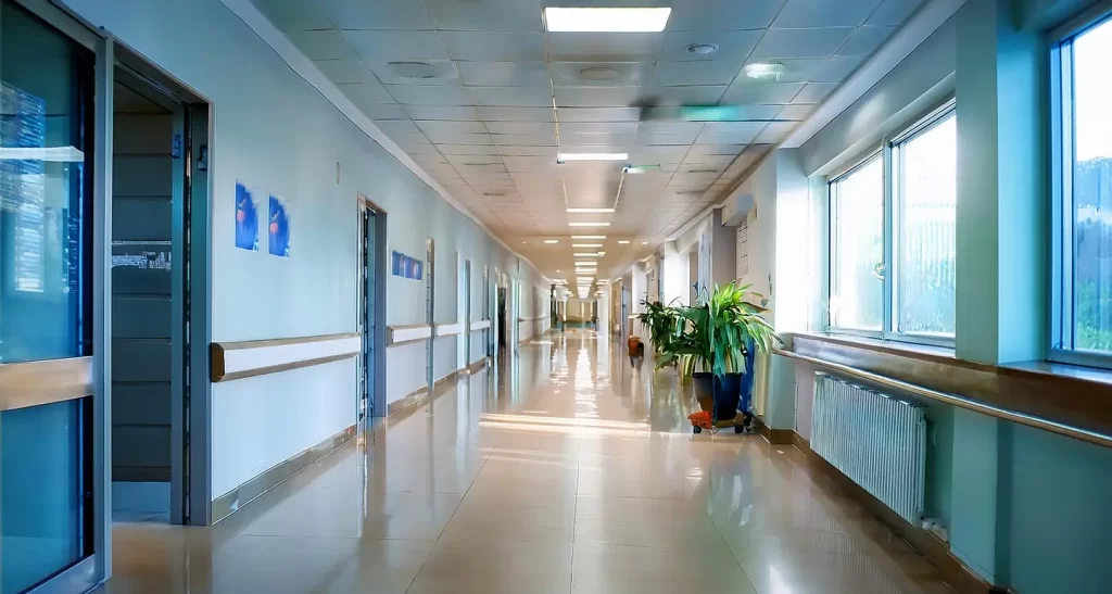 Hospital vinyl flooring