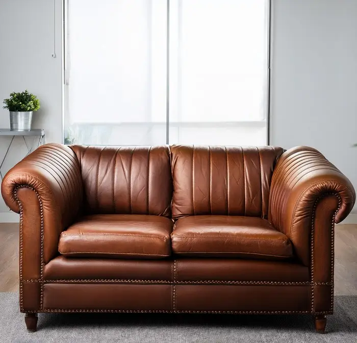 Custom Leather Sofa