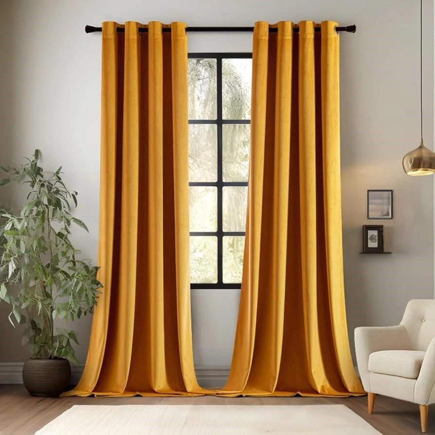 gold curtains s3