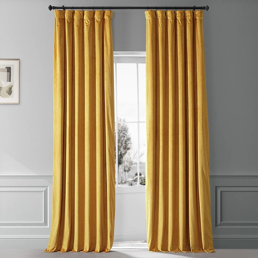 gold curtains s7