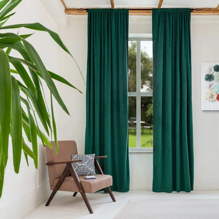 green curtains s8