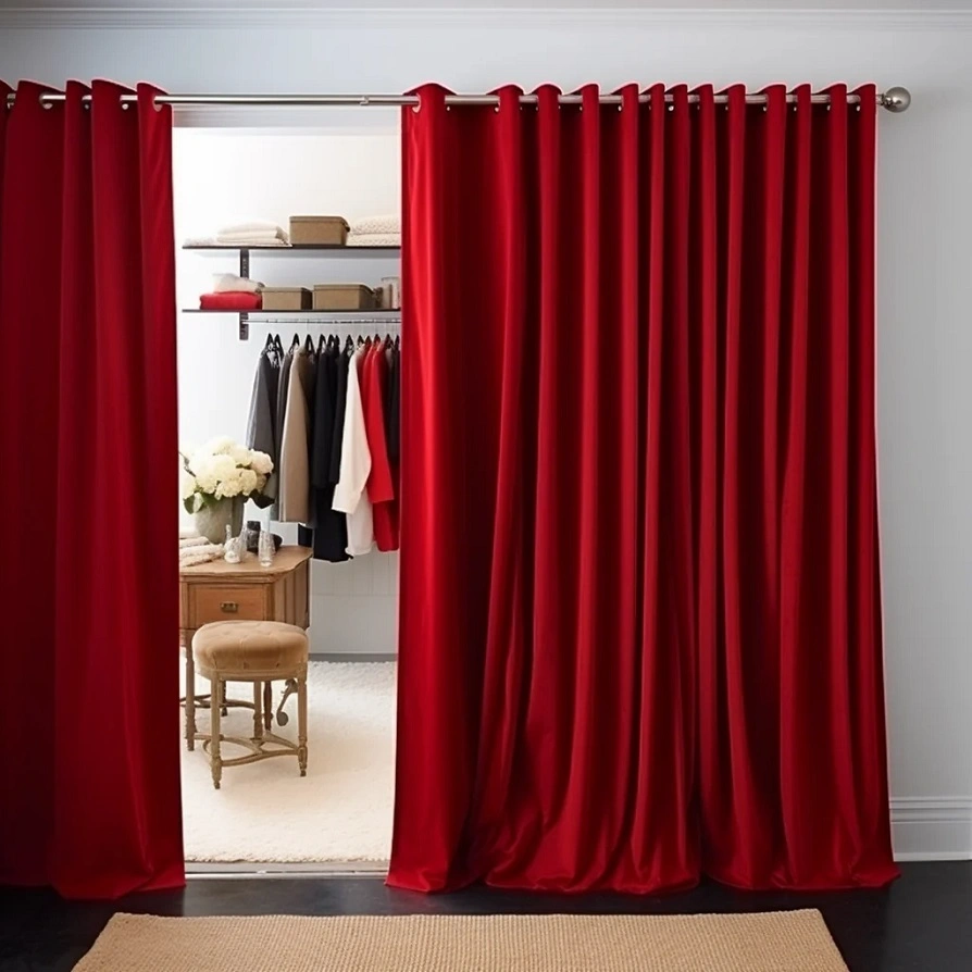 red curtains s9