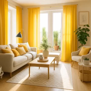Cotton Curtains in Living Rooms