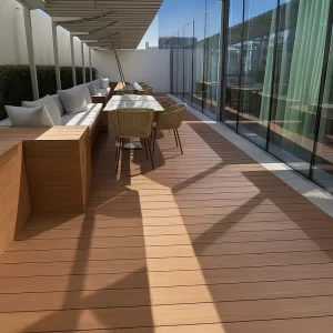 Decking Flooring in Restaurant