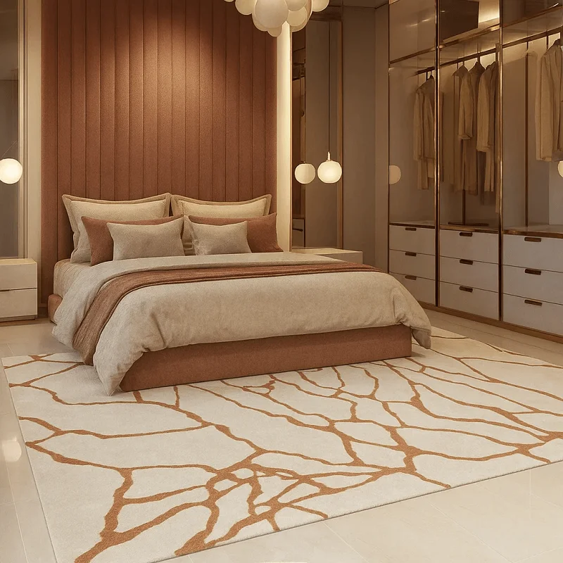 Hand Tufted Carpets in Bedrooms