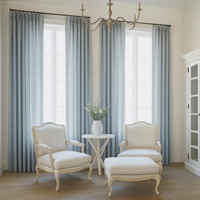 Linen Curtains in Living Rooms