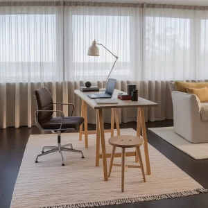 Linen Curtains in Offices