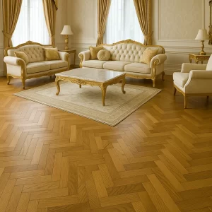 Parquet Flooring in Living Room