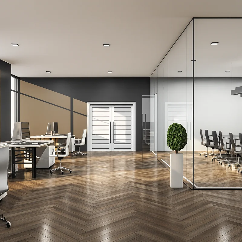 SPC Flooring in Office