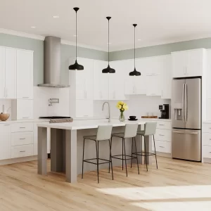 SPC Flooring in Kitchen