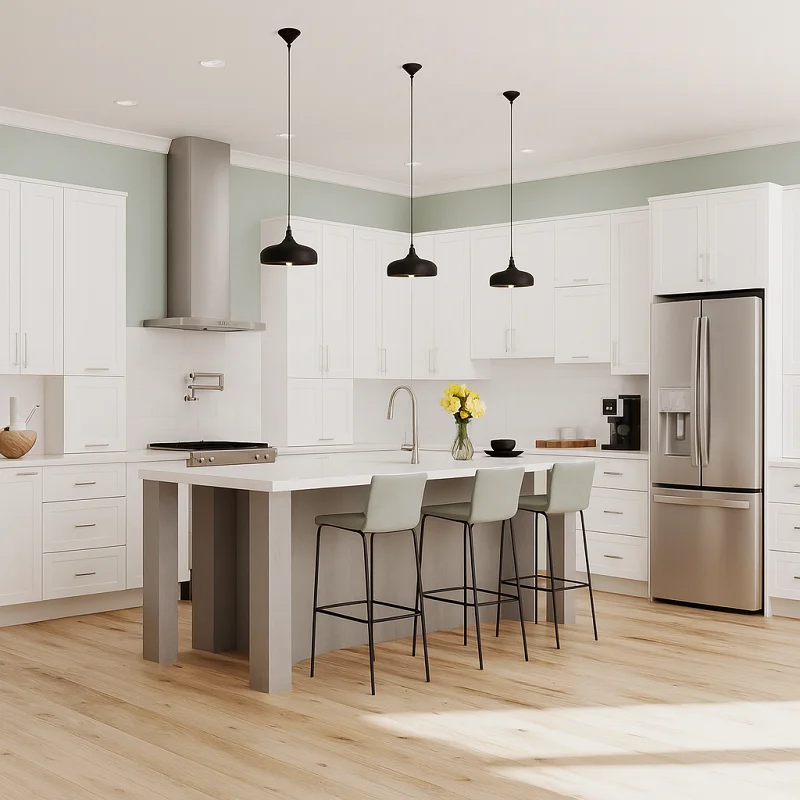 SPC Flooring in Kitchen