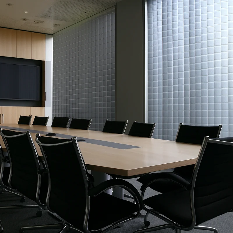 Venetian Blinds in Conference Room