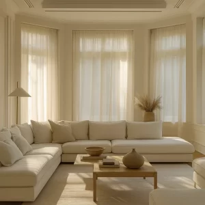 Venetian Blinds in Living Room