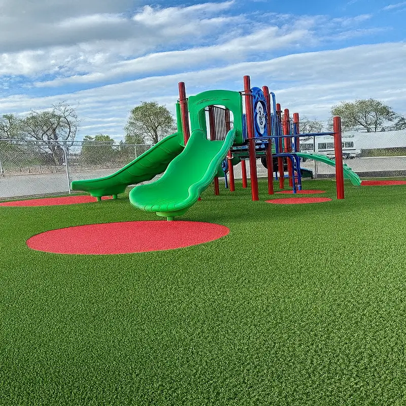 Artificial Grass in Playground