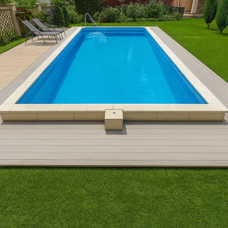 Artificial Grass in Swimming Pool Surround