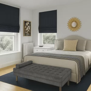 Custom Blinds in Bedroom