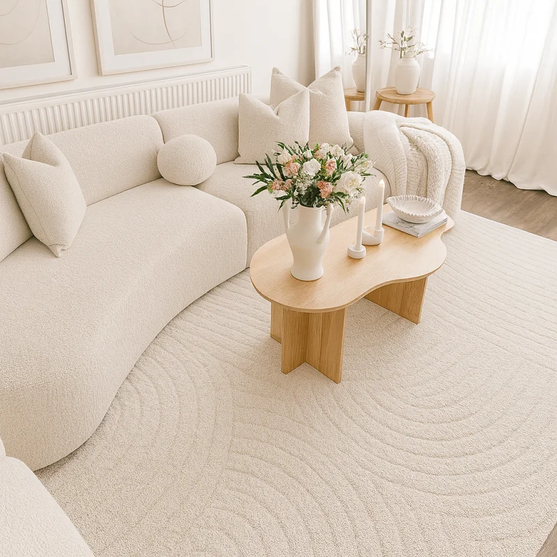 Customized Rugs in Living Room