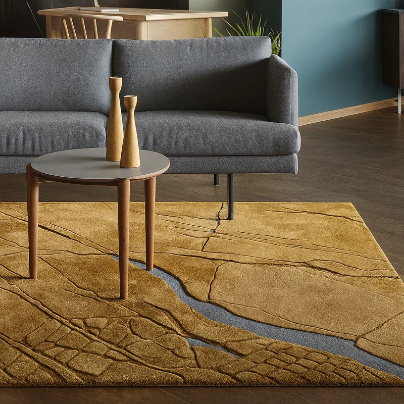 Customized Rugs in Living Room