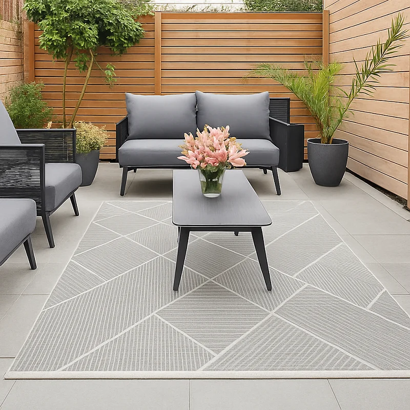 Customized Rugs in Outdoor Space