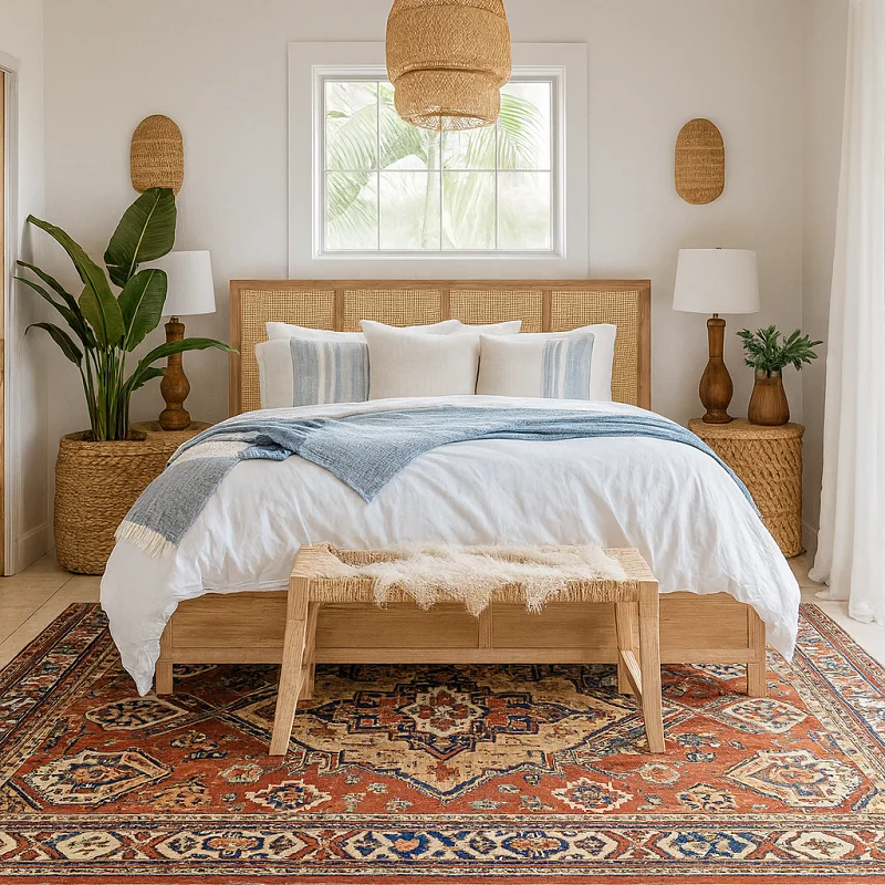 Kazak Rugs in Bedrooms