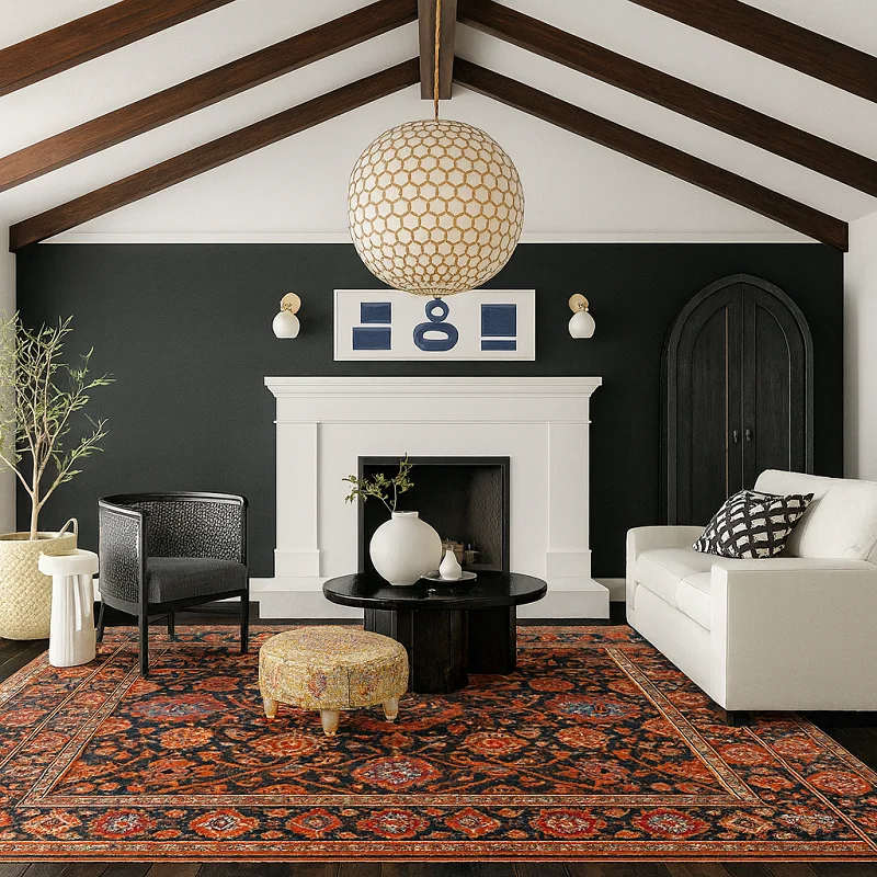 Kazak Rugs in Living Rooms