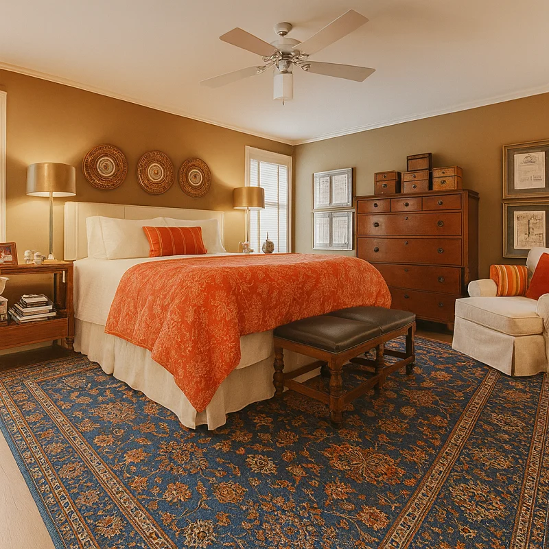 Oriental Rugs in Bedrooms