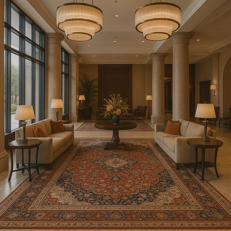 Oriental Rugs in Hotels