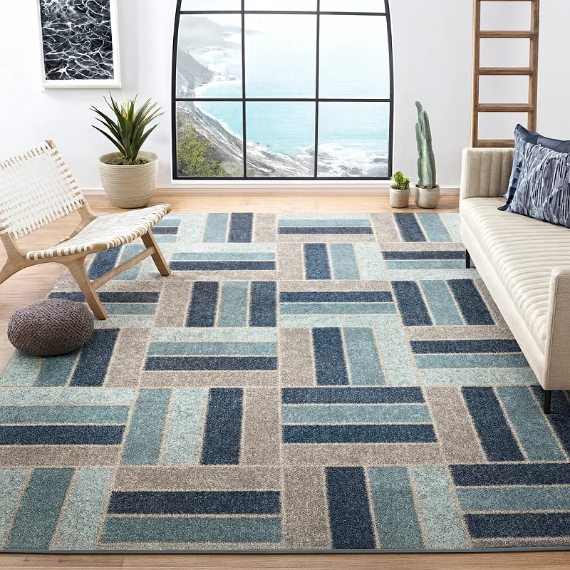 Patch Work Rugs in Living Rooms