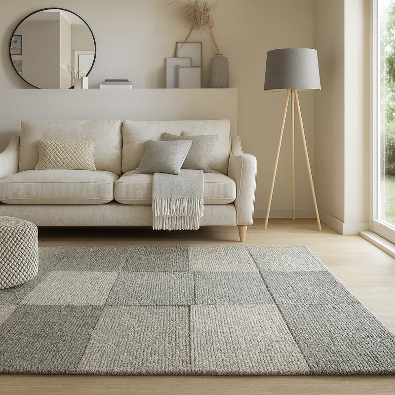 Patch Work Rugs in Living Rooms