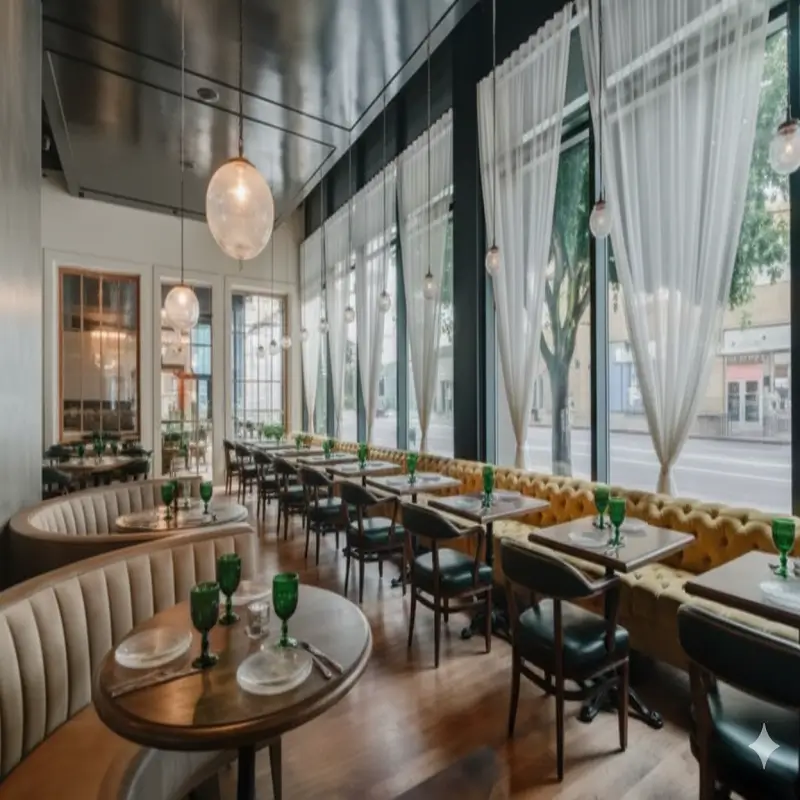 Curtains in Restaurants