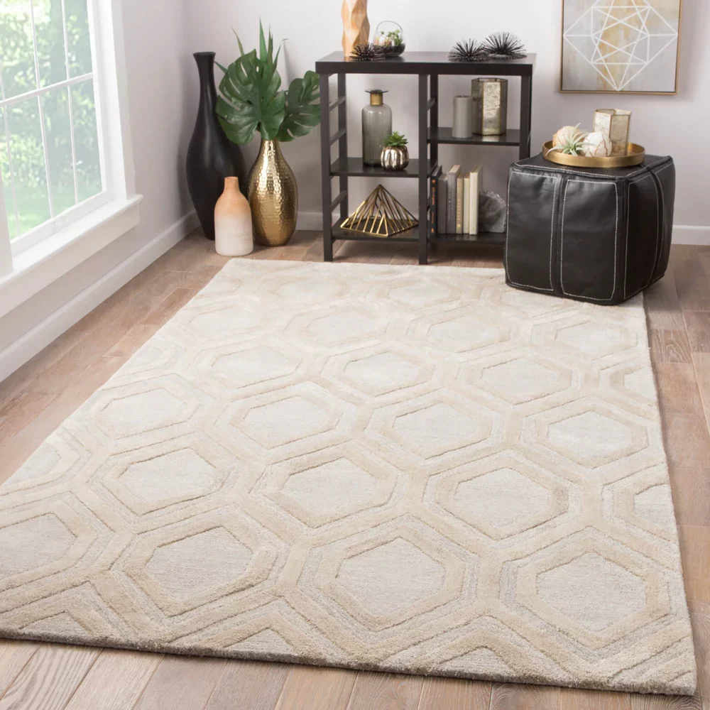 Cream Color Hand Tufted Carpets (3)