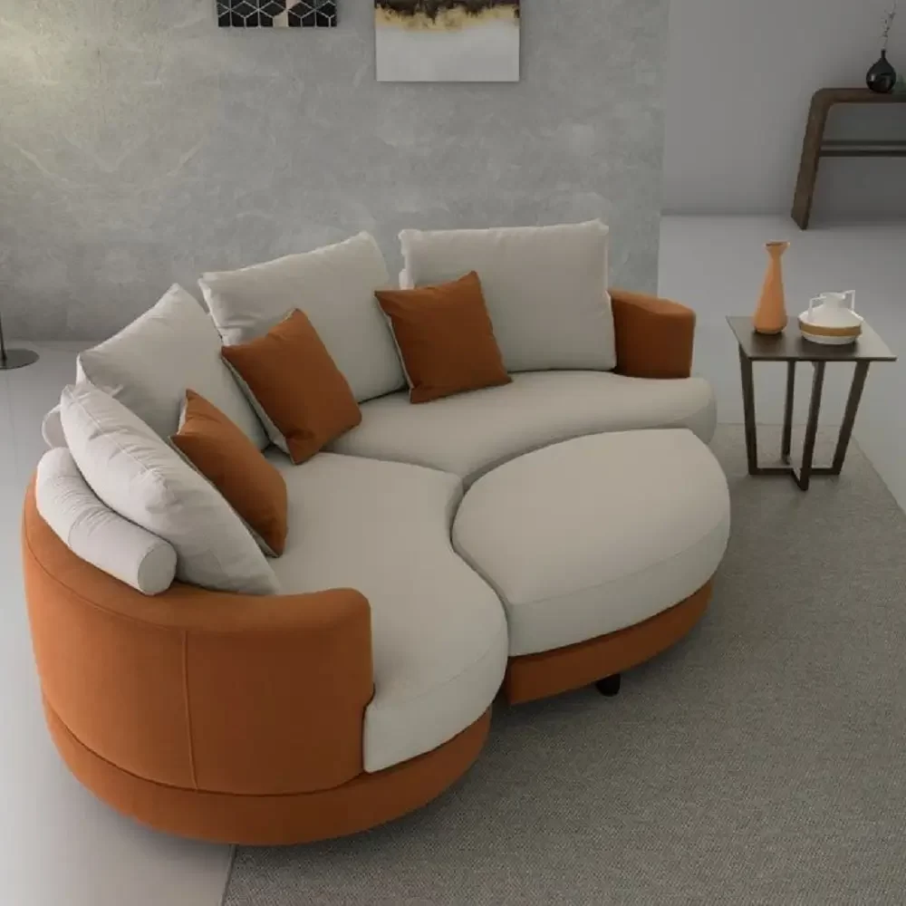 Custom Curved Sofa 7