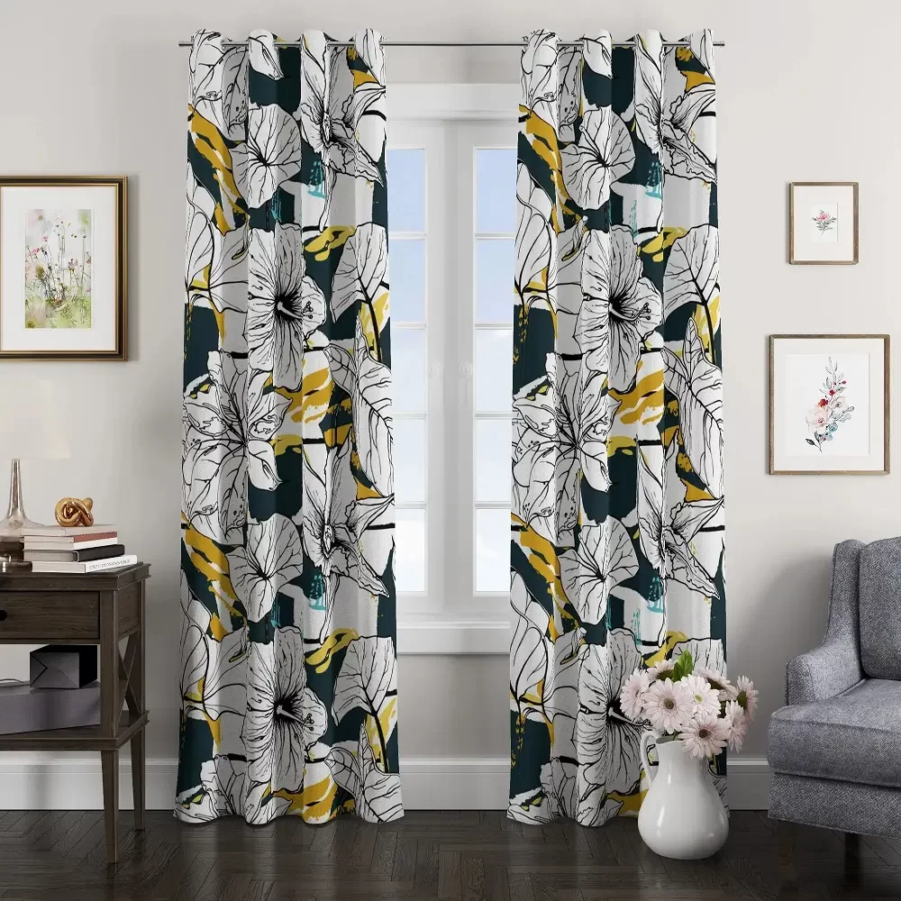 Floral Curtains