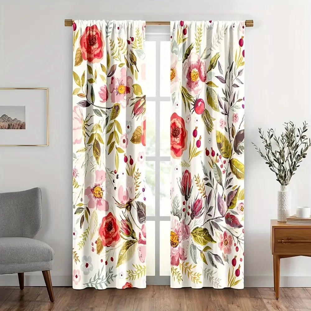 Floral Curtains