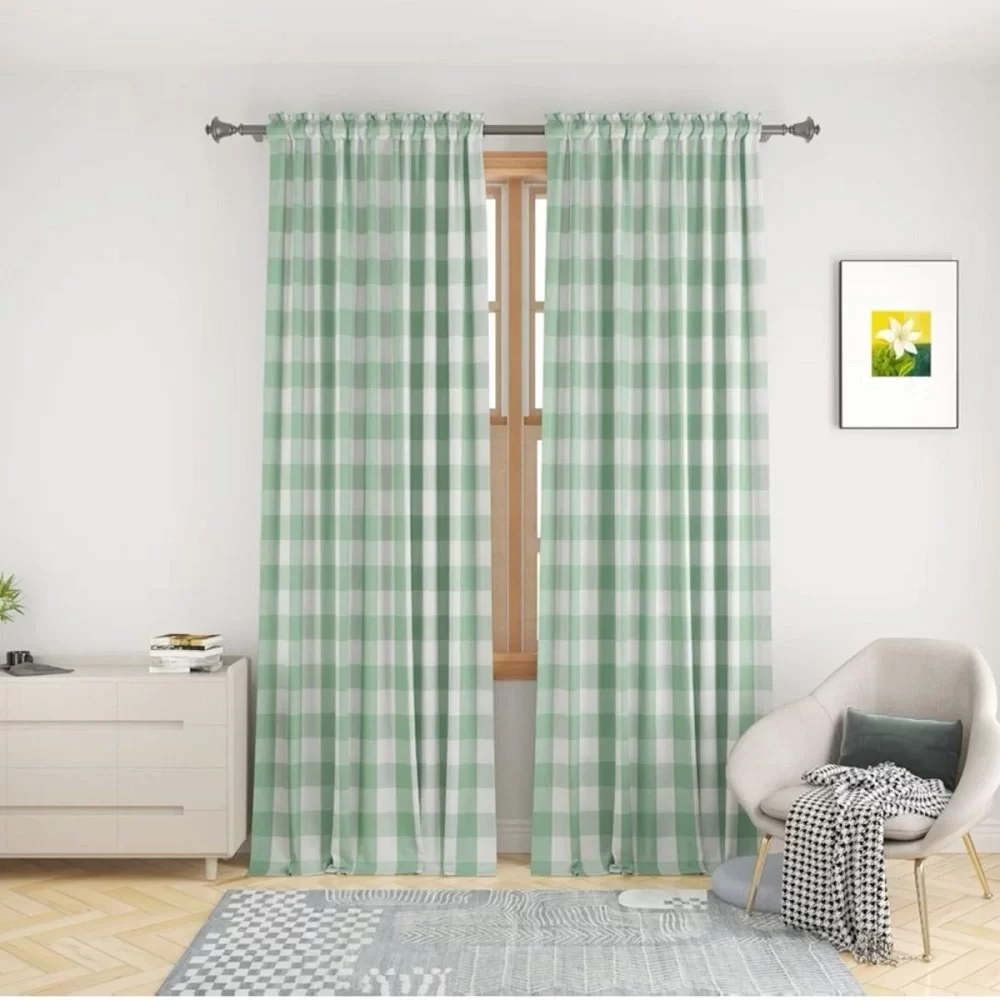 Gingham Curtains