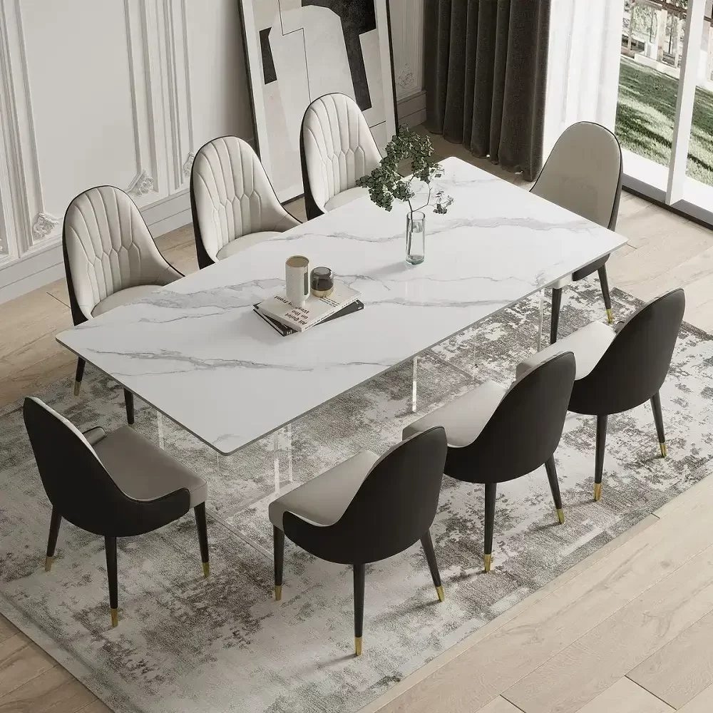 marble top dining table