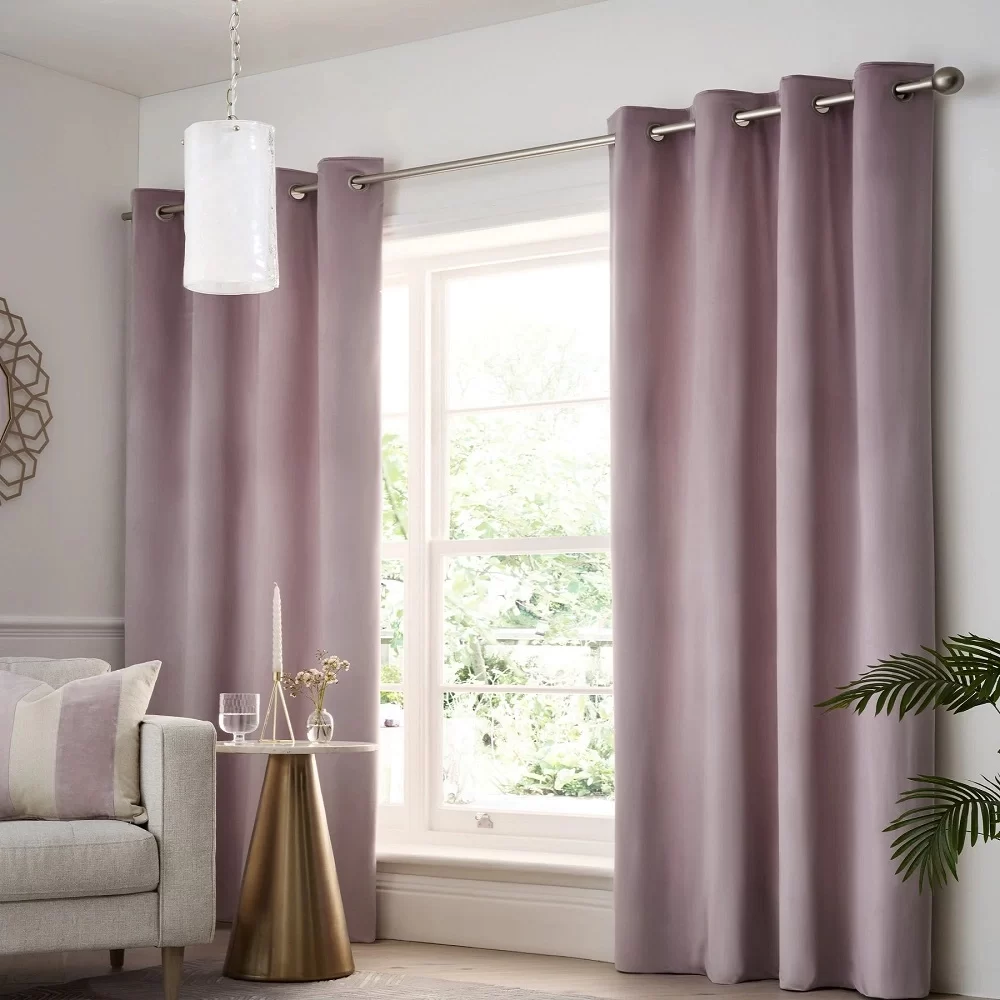 Mauve Curtains