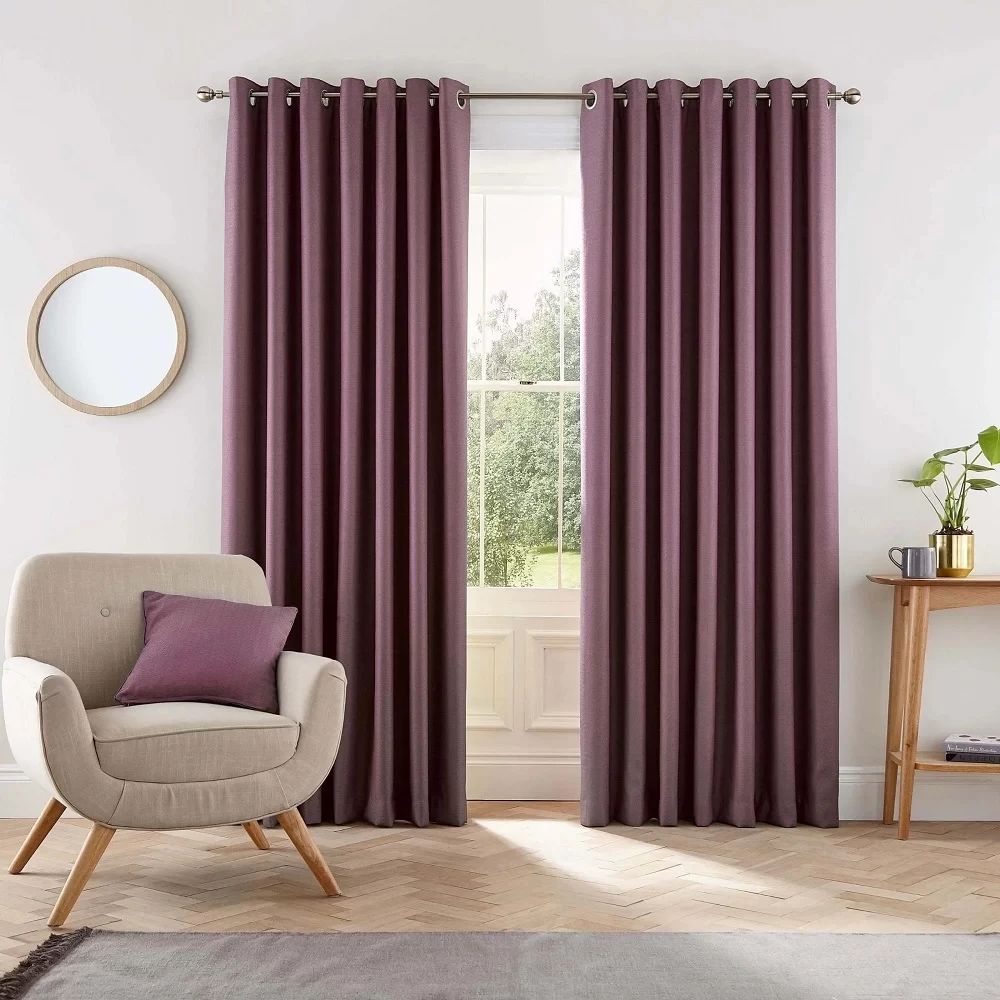 Mauve Curtains