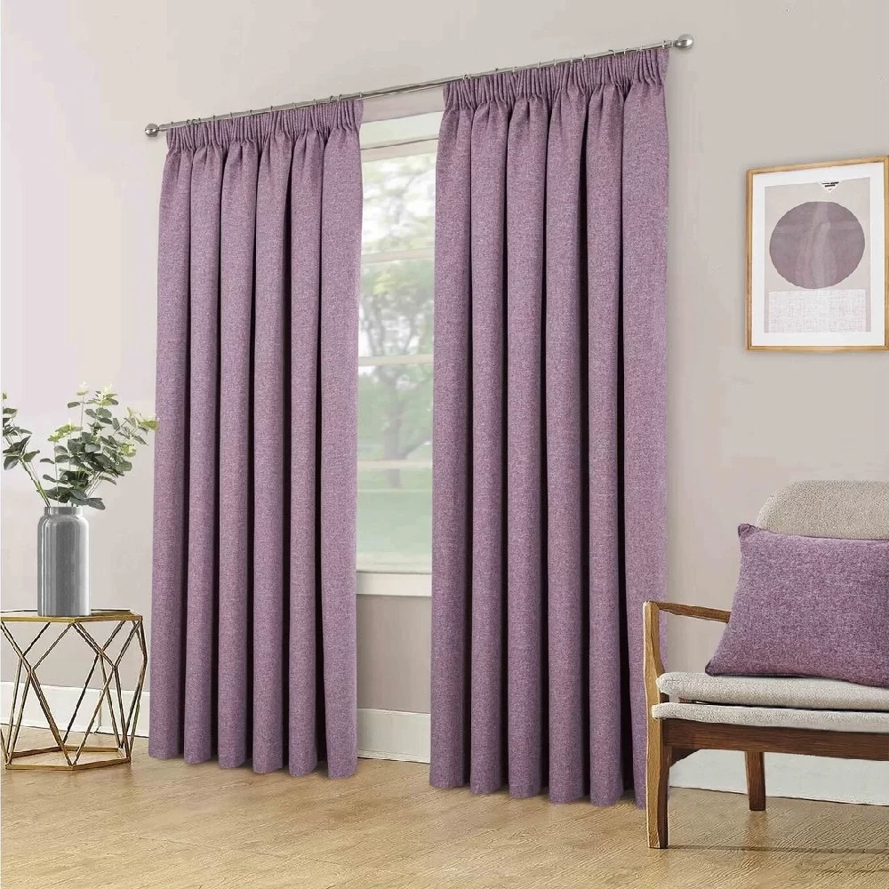 Mauve Curtains