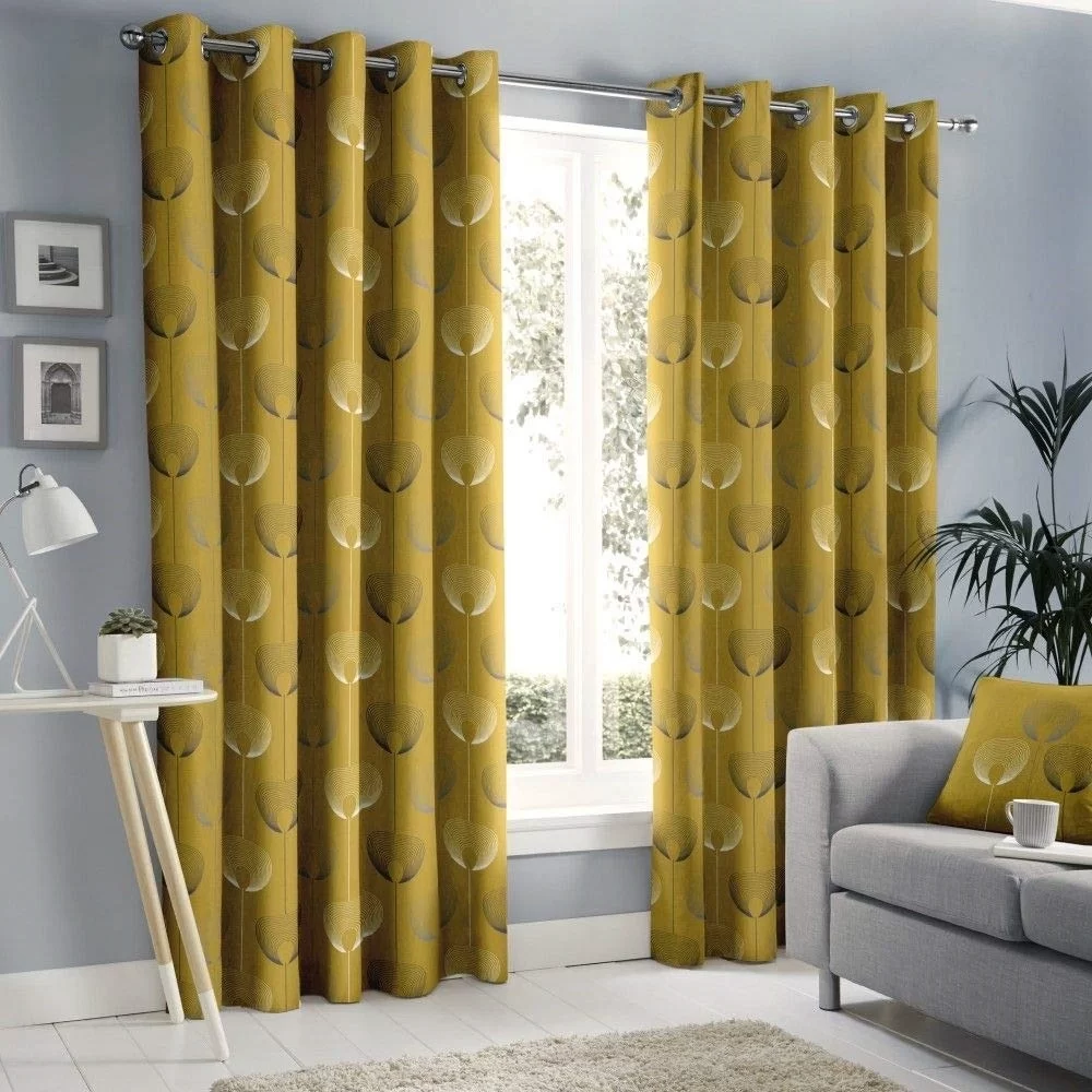 Ochre Curtains