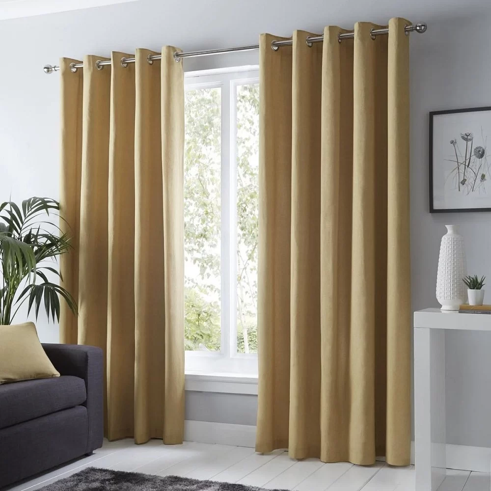Ochre Curtains