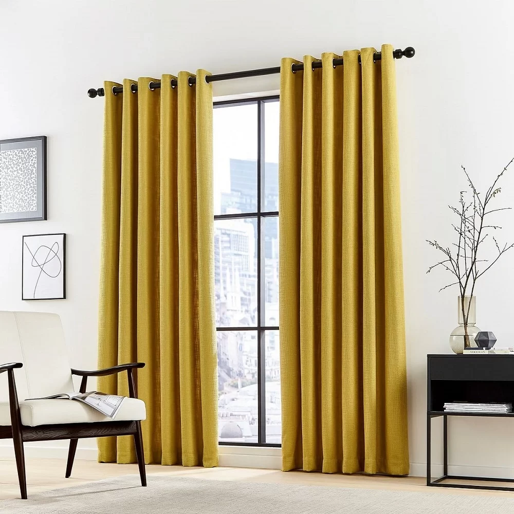 Ochre Curtains