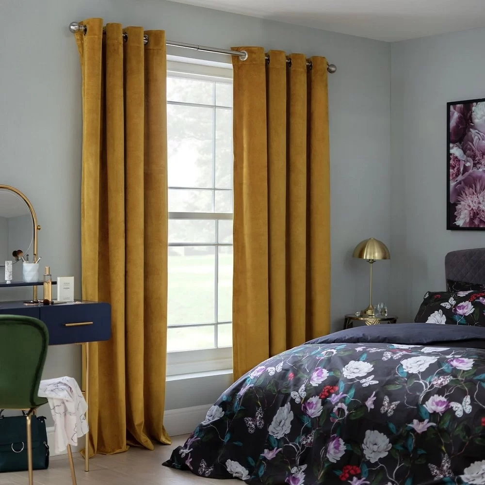 Ochre Curtains