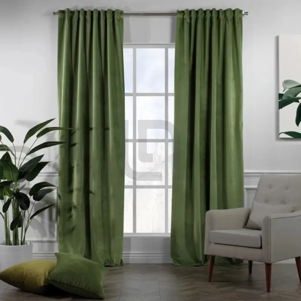 Olive Green Blackout Curtains
