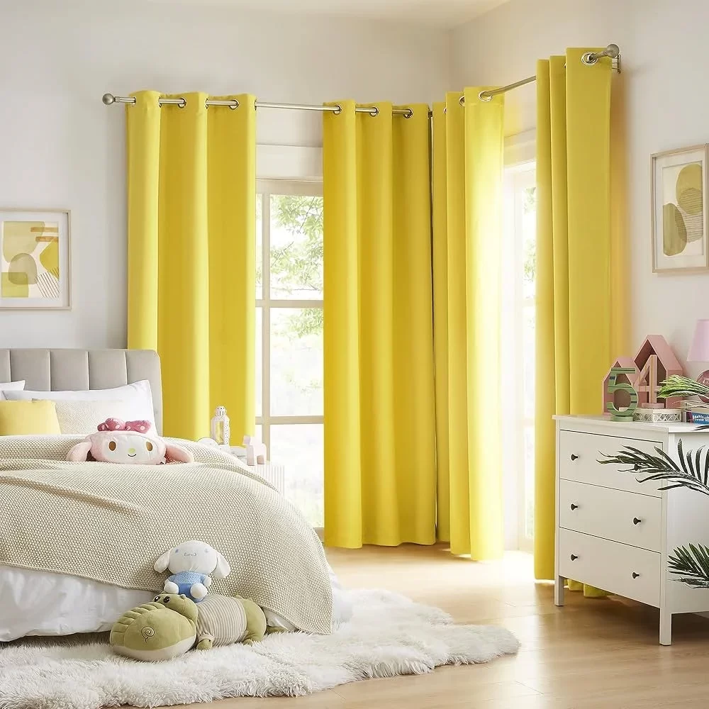 Yellow Blackout Curtains