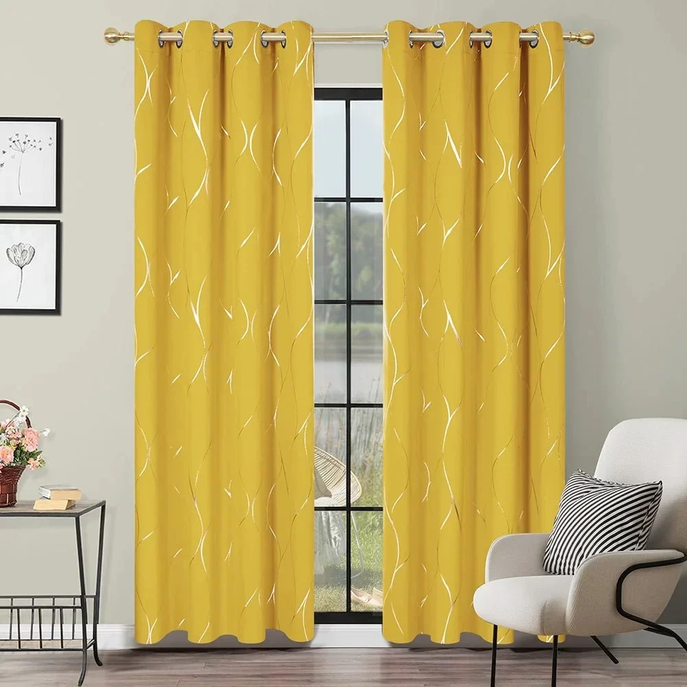 Yellow Blackout Curtains