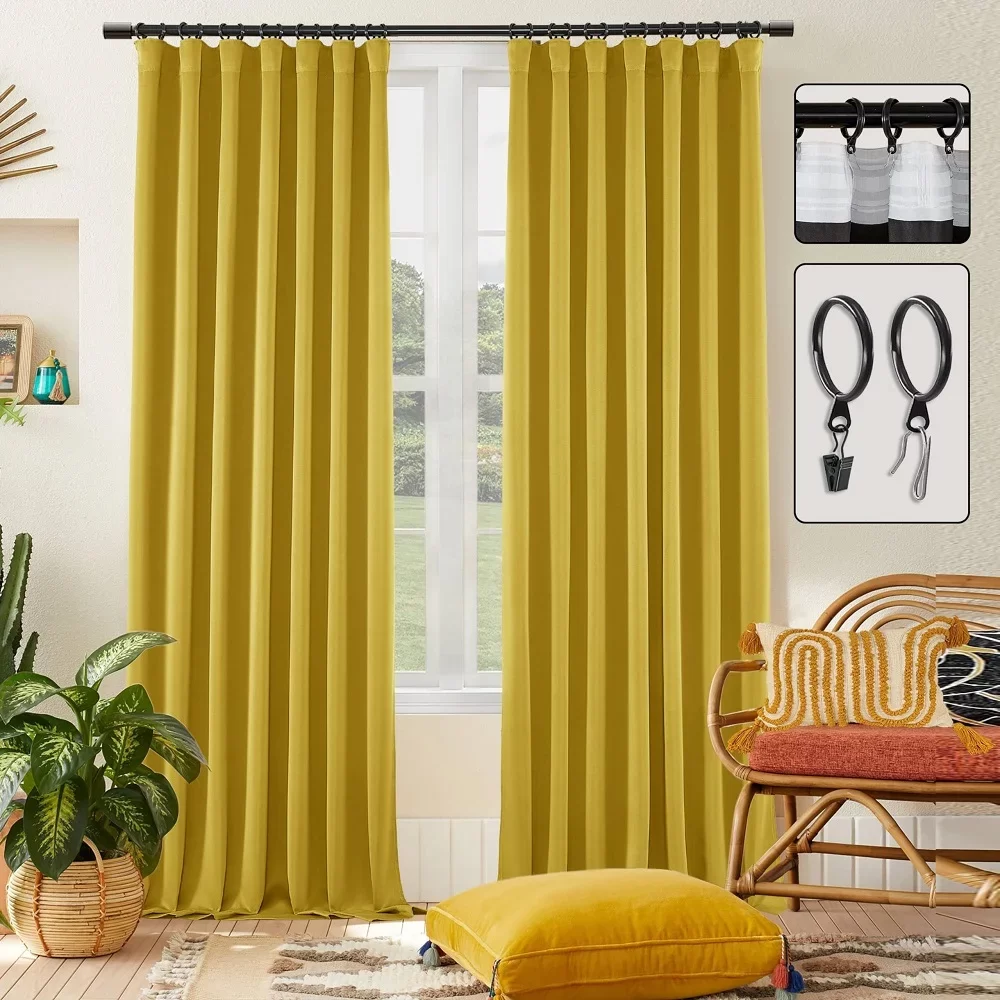 Yellow Blackout Curtains